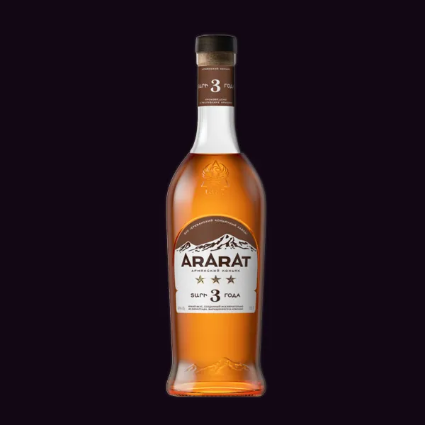 Коньяк Арарат 3 года 0,5 л. Коньяк Арарат 3 года 0,5 л.